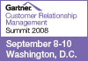 Gartner: CRM - September 8-10, 2008
