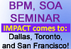 BPM, SOA Seminar - Dallas, Toronto, San Francisco