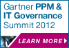 Gartner PPM and IT Government Summit 2012. 21 - 23 May 2012 | Gaylord National, National Harbor, MD