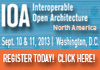 Interoperable Open Architecture. September 09 - 11, 2013 - Venue to be Confirmed, Washington, DC