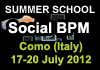 SUMMER SCHOOL: Social BPM. 17-20 July, 2012, Como, Italy