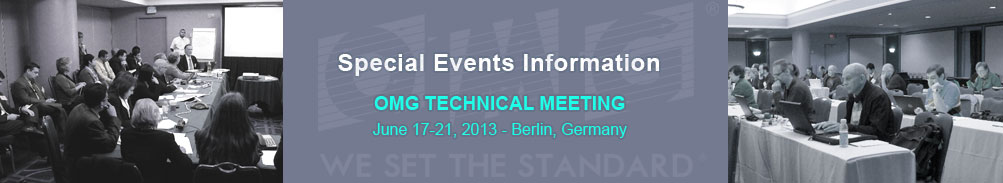 Special Events Information -June 17-21, 2013, Berlin, Germany