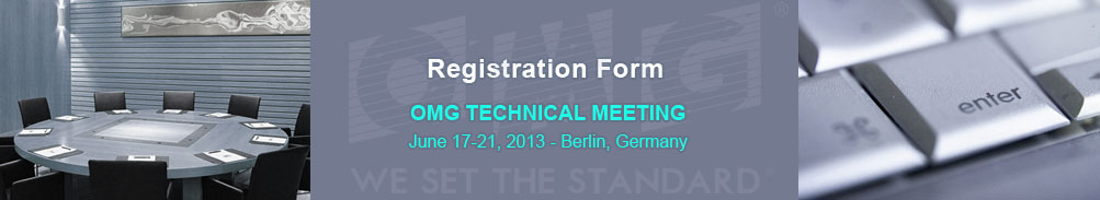 Registration Form -June 17-21, 2013, Berlin, Germany