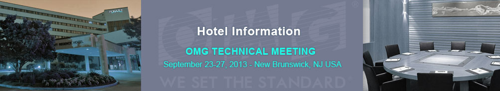 Hotel Information - September 23-27, 2013, New Brunswick, NJ USA