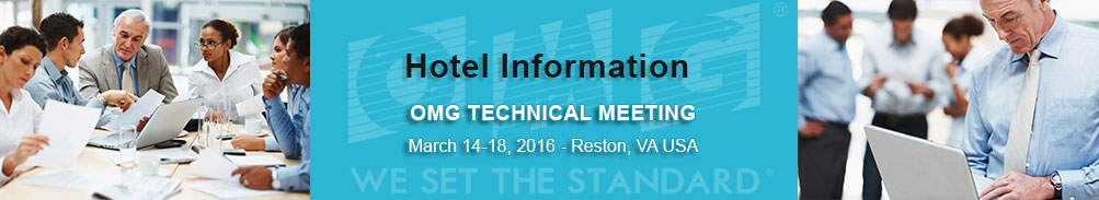 Hotel Information - Technical Meeting -  March 23-27, 2015, Reston, VA USA