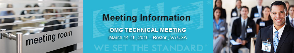 Meeting Information - Technical Meeting - March 23-27, 2014, Reston VA USA