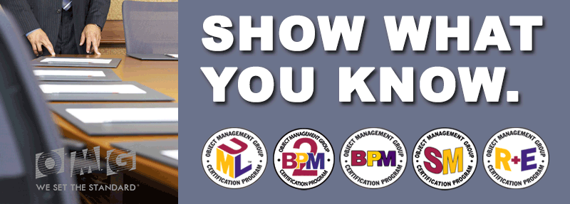 Show What You Know - OMG Certification Program