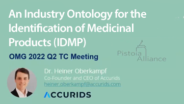 An Industry Ontology for the Identification of Medicinal Products (IDMP)