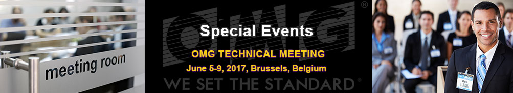 Special Events Information - Technical Meeting - June 5-9, 2017 - Brussels, Belgium