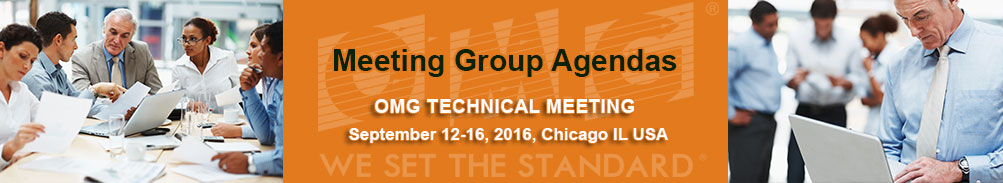 Meeting Agendas - Technical Meeting -  September 12-16, 2016 - Chicago, IL USA
