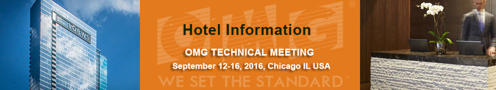 Hotel Information - Technical Meeting - September 12-16, 2016 - Chicago, IL USA