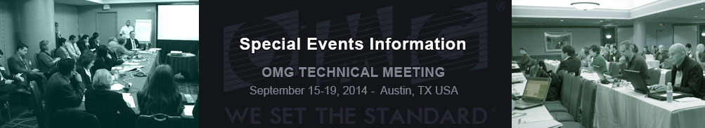 Special Events Information - September 15-19, 2014, Austin, TX USA