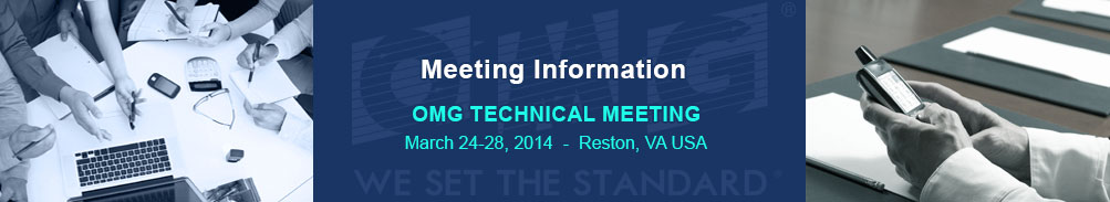 Meeting Information - Technical Meeting - March 24-28, 2014, Reston VA USA