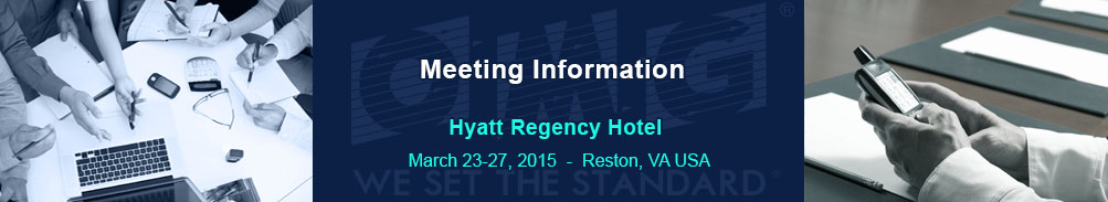 Meeting Information - Technical Meeting - March 23-27, 2014, Reston VA USA